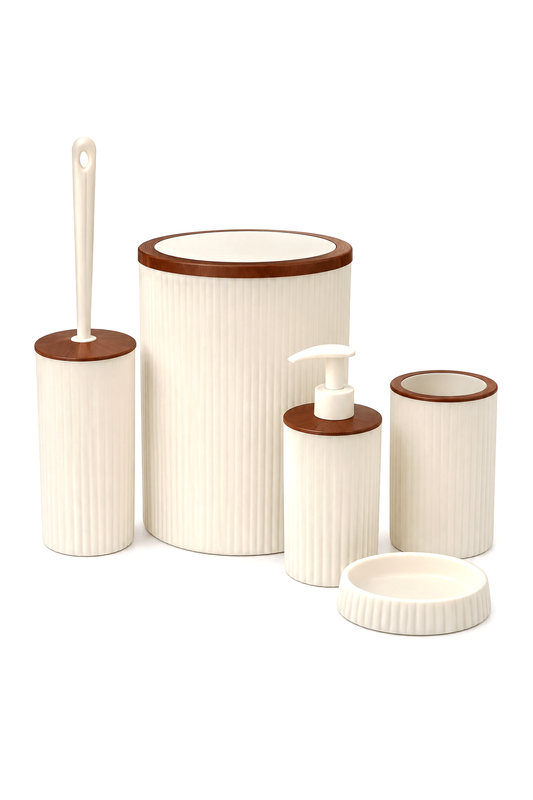 Banyo Seti, Yuvarlak, Hacim: 6 litre – Beyaz