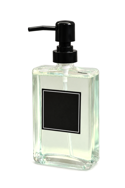 Modern Ve Şık Tasarım Cam Sıvı Sabun & Deterjanlık – 350 ml