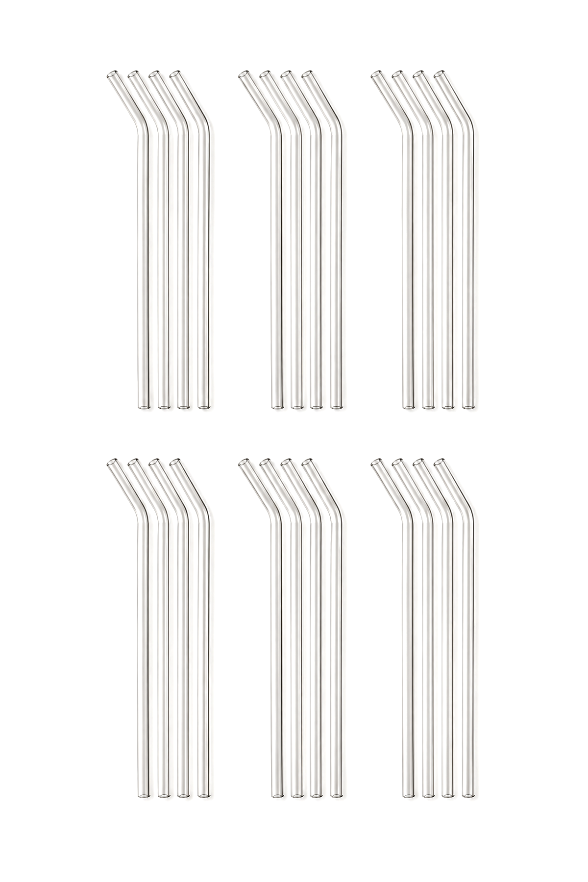 Cam Pipet Set — 20 cm uzunluk, 0,5 cm Çap – 24'lü Set