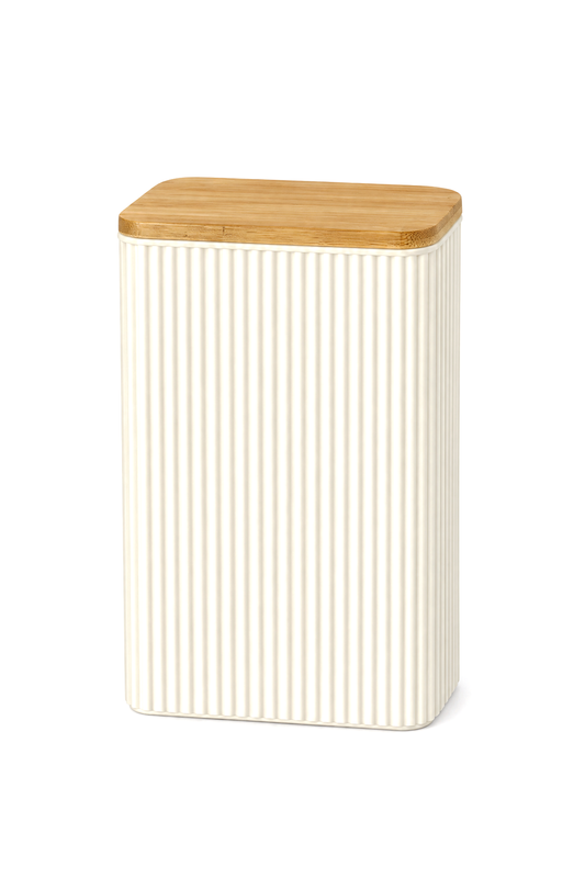 Bambu Kapaklı Saklama Kutusu - 2 Litre (15 x 9 x 21 cm)