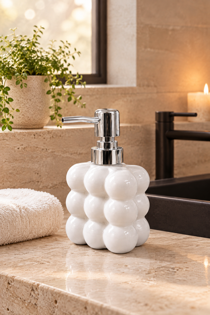 Bubble Cam Sıvı Sabunluk, 300 ml -, 9,5x6,5x15 cm – Beyaz