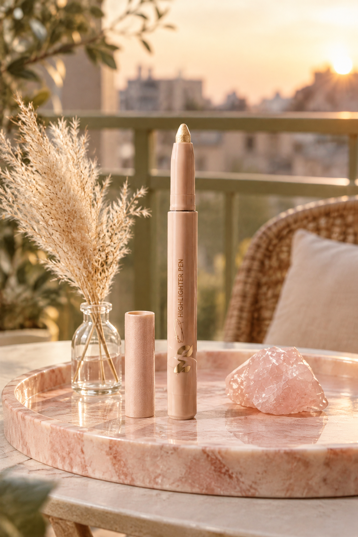 Işıltı Veren Aydınlatıcı Stick Highlighter Kalemi Doğal Parlak Görünüm
