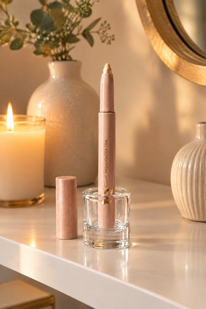 Işıltı Veren Aydınlatıcı Stick Highlighter Kalemi Doğal Parlak Görünüm