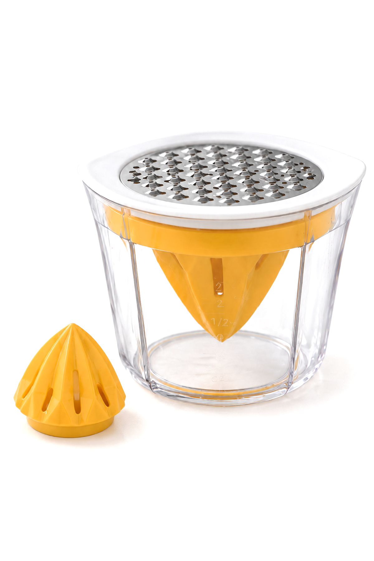 Narenciye Meyve Sıkacağı ve Rendeli Hazne, 400 ml, 10x8 cm