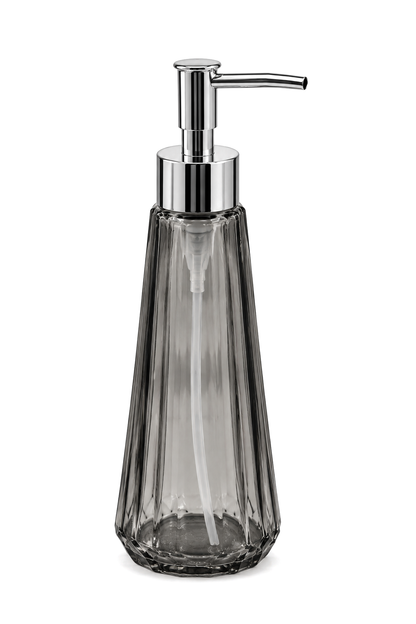 Eyfel Cam Sıvı Sabunluk 250 ml, 7,5x22 cm – Siyah