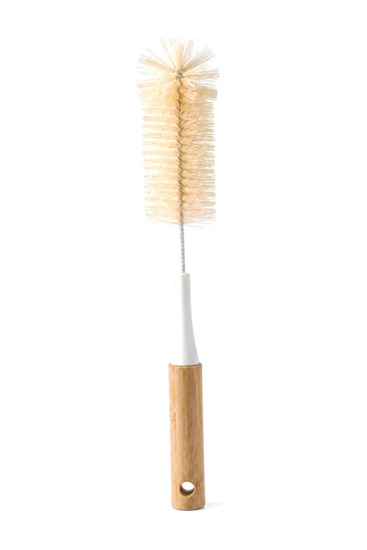 Bambu Saplı Uzun Şişe, Sürahi ve Termos Temizleme Fırçası, 33 cm