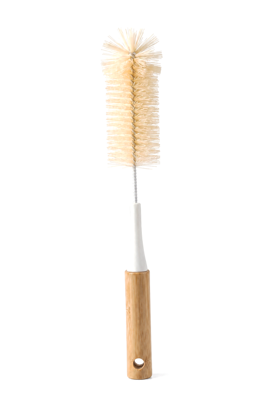 Bambu Saplı Uzun Şişe, Sürahi ve Termos Temizleme Fırçası, 33 cm