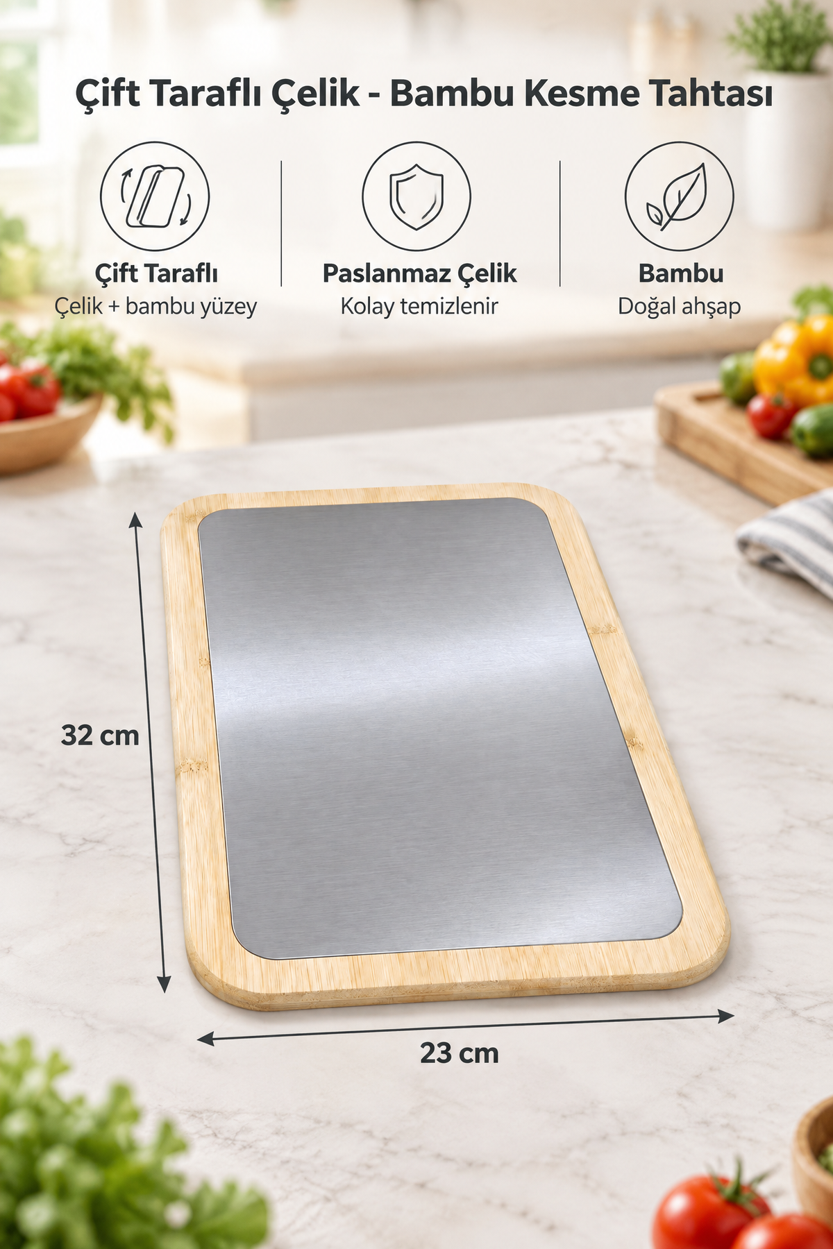 Ayaklı Cam Sunum Tabağı, Yaprak Desenli Oval Kayık Tabak, 540 ml, 33 x 13 x 10 cm