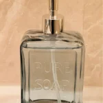 Renkli Cam Sıvı Sabunluk, 500 ml