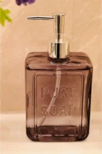Renkli Cam Sıvı Sabunluk, 500 ml - Görsel 3