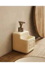 Şık ve Pratik Seramik Süngerlikli Sıvı Sabunluk/Deterjanlık , 500 ml - Görsel 2